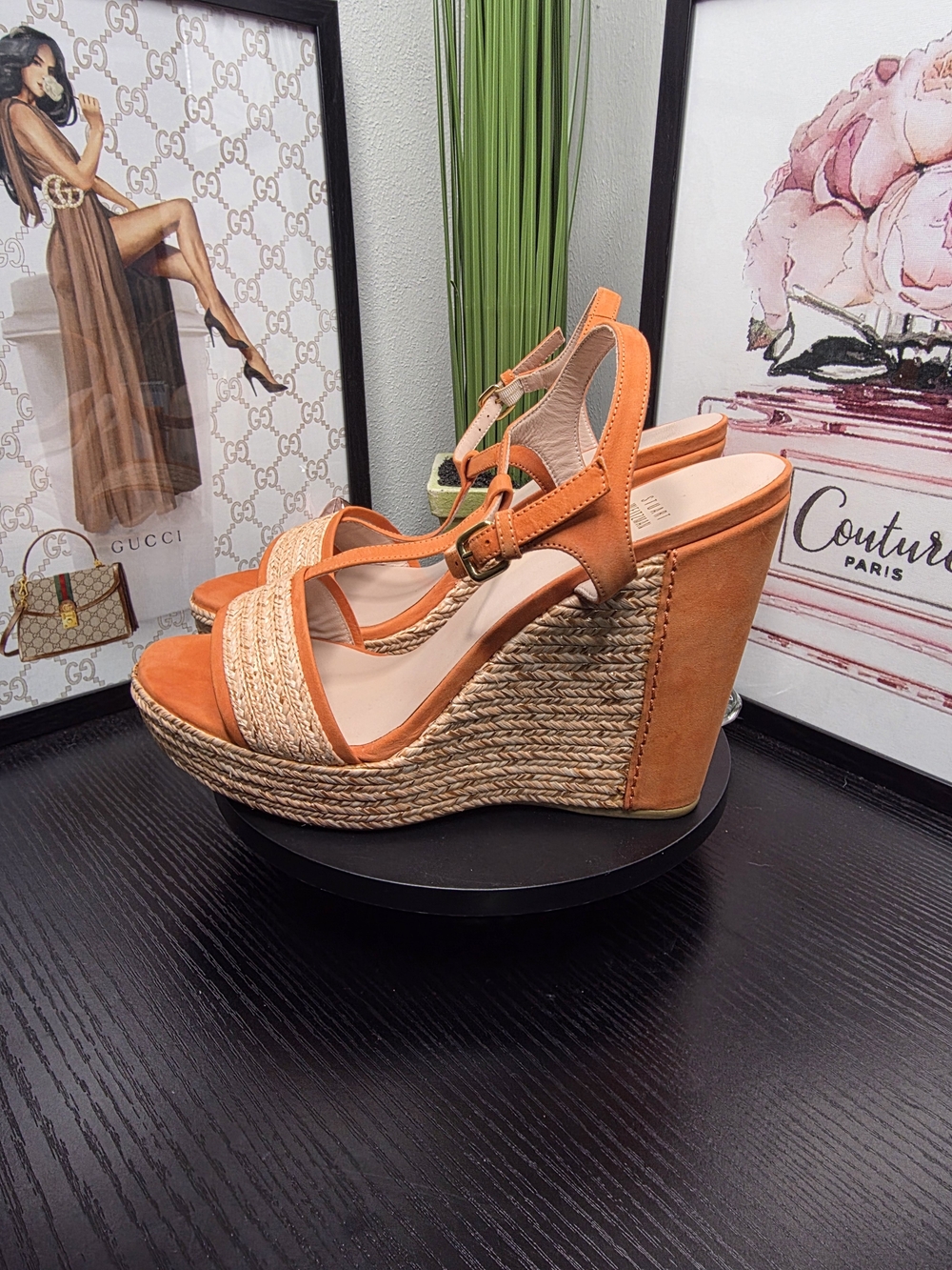 Stuart Weitzman Wedge Sandals
